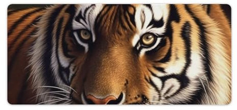 Gaming-Mauspad, Bengalischer Tiger, großes Mauspad, erweitertes Mauspad, Schreibtischmatte, rutschfeste Gummiunterseite, Mäusepads, Tischmatten für Büro, Spiel, Zuhause, 40 x 90 cm