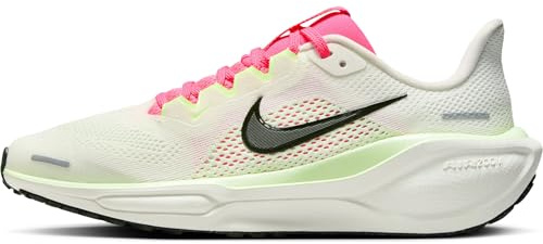 Nike Laufschuh Nike Air Zoom Pegasus 40 Laufschuh Für Ältere Kinder, Sail/Sequoia-Hyper Pink-Bright Crimson, FN5041-107, 38 EU (5.5Y US)