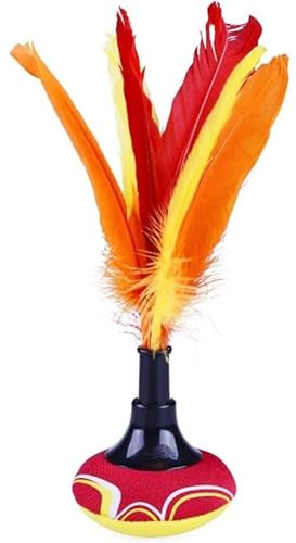 ZhangJJJJJJJ Volano in neoprene, volano brasiliano colorato per intrattenimento in spiaggia Indiaca Featherball