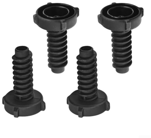 Samsung Washing Machine Replacement Feet DC61-01722B WA45K7600AW/A2, WA50M7450AP/A4, WA48J7770AW/A2, Heavy Duty Metal Construction, for Leveling and Stabilizing Machine