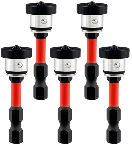 Ebksqs 5 Stück Trockenbau Bit Mit Tiefenanschlag - Magnetische PH2 Bits Für Rigips & Gipskarton
