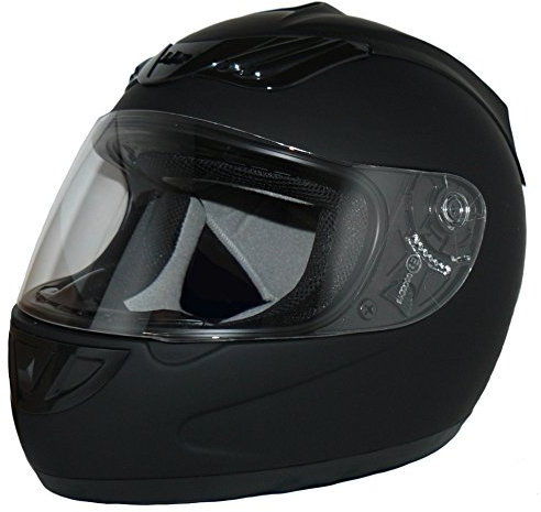 protectWEAR Motorradhelm matt-schwarz H-510-ES