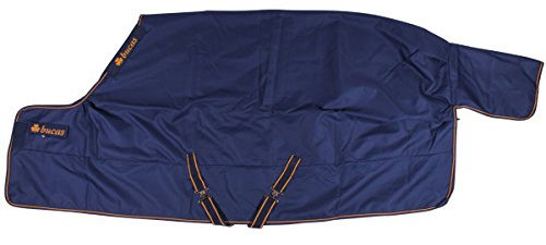 Bucas Irish Turnout Light/50 Classic, Weidedecke Rückenlänge 165 cm, Navy/gold