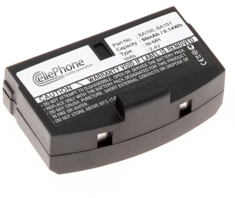 cellePhone Akku NI-MH kompatibel zu Sennheiser BA 150 / BA 151 / BA 152