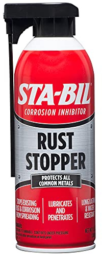 STA-BIL Rust Stopper - Anti-Corrosion Spray and Antirust Lubricant - Prevents Car Rust, Protects Battery Terminals, Stops Existing Rust, Rust Preventative Coating - 13 Oz (22003)