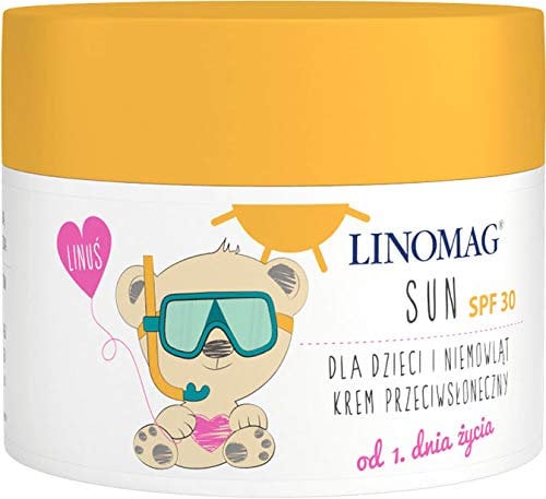 LINOMAG Sun 50ml - wasserabweisende Creme - effektiver Schutz vor UVA- und UVB-Strahlung - hydratisiert intensiv ohne Hautreizungen zu verursachen - Bildet eine schützende Barriere auf der Haut.