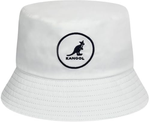 Kangol Fischerhut aus Baumwolle., weiß, 58