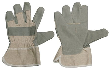 Xclou Arbeitshandschuhe, gummiert, Universalhandschuhe, Handschuhe für Arbeitsschutz, Fingerschutz, Größe 10 (XL), grau