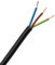 Kopp 152425001 Schlauchleitung H05 VV-F 3G, 1 mm², 25 m, schwarz