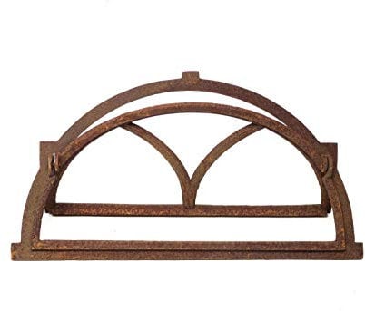 Nostalgia telaio della finestra 74x40cm arco lembo finestra di ferro in stile
