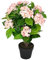 Homescapes Kunstpflanze Kunstblume Pinke Hortensie im Topf 70 cm hoch
