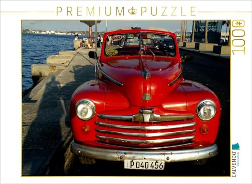 CALVENDO Puzzle EIN Motiv aus dem Kalender Auto-Legenden - Ford Super Deluxe | 1000 Teile Lege-Größe 64 x 48 cm Foto-Puzzle für glückliche Stunden