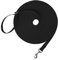 Hi Kiss Schleppleine für Hunde/Welpen, Gehorsamkeits-Trainingsleine – 4,6 m 6,1 m 9,1 m 15,2 m 30,5 m Trainingsleine – ideal zum Spielen, Camping oder Garten – Schwarz 9 m