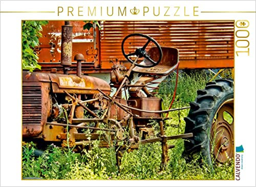 CALVENDO Puzzle EIN Motiv aus dem Kalender Traktoren - Game Over 1000 Teile Puzzle quer | 1000 Teile Lege-Größe 64 x 48 cm Foto-Puzzle für glückliche Stunden