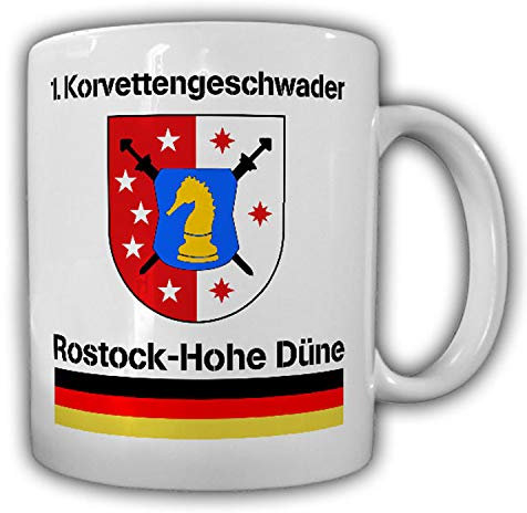 Tasse 1 Korvettengeschwader KorvGschw Bundesmarine Bundeswehr Rostock-Hohe Düne #22748