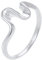 Elli Ring Damen Wellen Look Trend aus 925 Sterling Silber