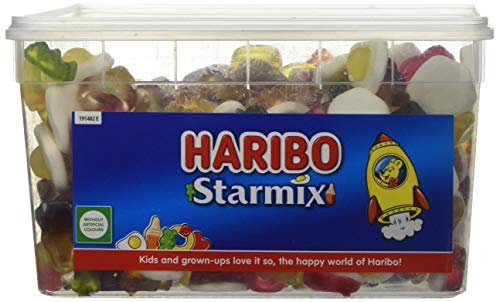 HARIBO, Starmix bulk sweets tub 1.75kg, MIXED FRIUT
