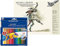 Staedtler Aquarell-Buntstifte, sechskant, Set mit brillanten Farben (24 Stück + Aquarellblock)