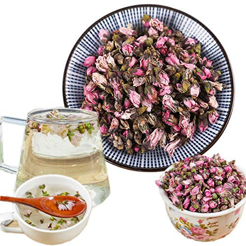 Tisane chinoise Thé de fleur de pêcher thé parfumé Thé vert Fleurs thé Green Food Thé de fleurs de pêche (50)