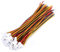 Jadeshay Connecteur JST, 20 Jeux/Paquet Connecteur Micro JST 1,25MM 3 Broches Connecteur Mâle et Femelle avec Câble Fil Électrique 100MM