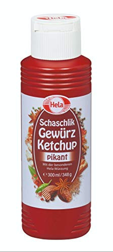 New Hela Deutsche Saucen Curry Ketchup BBQ Currywurst Garlic Burger hot (Shashlik Ketchup, Curry Ketchup (extra heiß)) 2 Stück