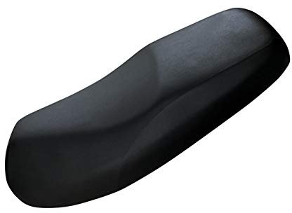 LIHAO Funda Impermeable para Asiento de Motocicleta Almohadilla de Cuero Asiento - Tamaño XXXL (Negro)
