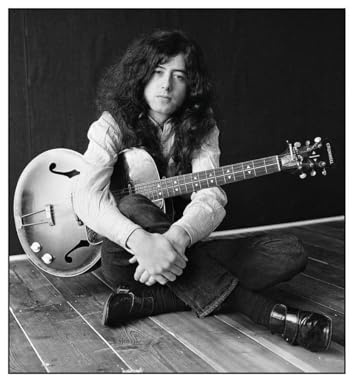 LED ZEPPELIN Poster: Jimmy Page 1970 Berkshire ca60x85cm NEU Gerollt