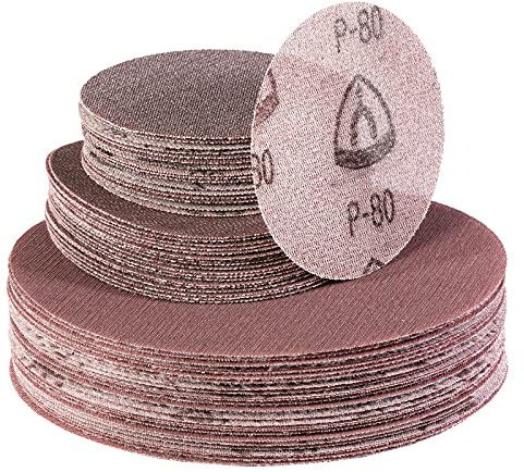 Klingspor AN 400 Schleifscheibe/Gitter Netz Klett Schleifscheiben | Ø 150 mm | ungelocht | 10 Stück | Körnung/Korn: 400