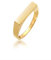 Elli Ring Damen Siegel Eckig Geo Design Basic in 925 Sterling Silber