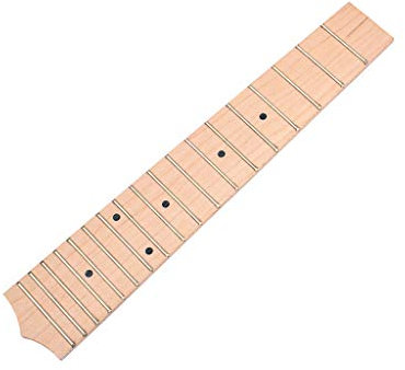 Alnicov 61 cm Ahorn-Ukulele Griffbrett Griffbrett mit 18 Bünden für Konzert-Ukulele Ersatzteile