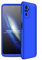 ZSCHAO Funda para Xiaomi Redmi Note 10S 360 Grados Slim Fina Antigolpes +Cristal Templado Carcasa Funda Compatible con Redmi Note 10S Dura rigida Libro Ultrafina Armor Completa Mate Case Cover Azul