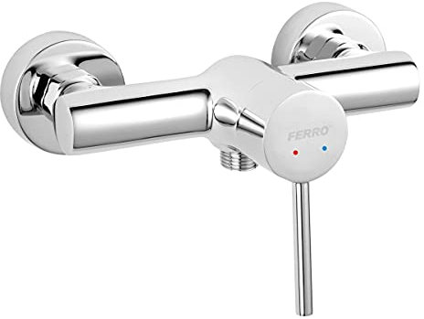 FERRO Duscharmatur Brausearmatur Fiesta Einhebelmischer Wasserhahn Chrom BFI7