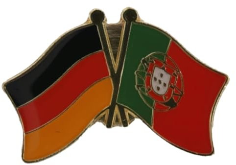 Flagge Deutschland/Portugal Freundschaftspin Anstecker Pin Fahne