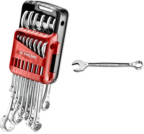Facom 440.JP14 440 Series Metric Combination Wrench Set, 14 Pieces & FCM4409 440.9 9mm Combination Spanner