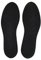 Leather Shoe Insoles Self-Adhesive Comfort Thin Leather Shoe Inserts (Black, Size 5 UK / 38 EU)