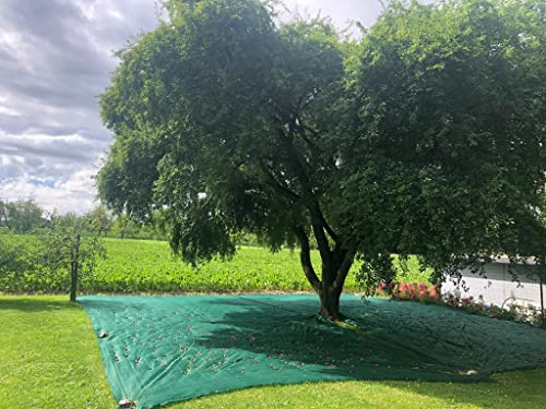 AGROFLOR Erntenetz, Olivennetz, 3,60 x 50 m | für Obst, Walnüsse, Buchecker, Olivenbäume | Robust | Mehrjährig Einsetzbar | ca. 105g/m² | Rollenware 3,60 x 50m