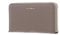 Coccinelle Metallic Soft Wallet Grained Leather Warm Taupe