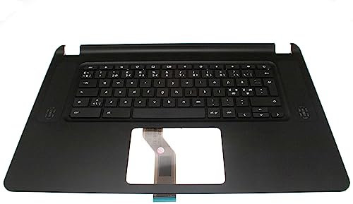 acer Tastatur Nordisch (Nordic) + Top case schwarz Chromebook 15 C910 Serie (Original)