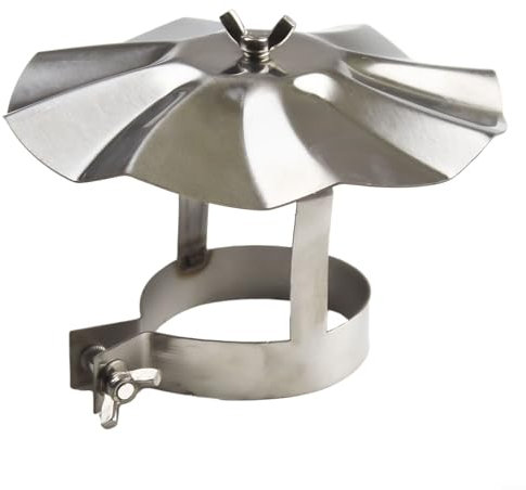 NbgrvB Capot de cheminée en acier inoxydable – Chapeau de toit pour poêle à bois – Chapeau parapluie – Tuyau en acier inoxydable (60 mm), I9462K057M4JK255EB1GA83