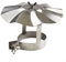 NbgrvB Capot de cheminée en acier inoxydable – Chapeau de toit pour poêle à bois – Chapeau parapluie – Tuyau en acier inoxydable (60 mm), I9462K057M4JK255EB1GA83