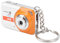 Mini Caméra, Petite Caméra de sécurité HD 58g avec Détection de Mouvement, Caméra de Poche Portée sur Le Corps, Caméras Espion, Enregistreur Vidéo Porte-clés pour Webcam (Orange)