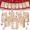 SINSOM Adventskalender zum Befüllen - Kinder Adventskalender Tüten mit Numerisch Hangtags, Papiertüten Adventskalender Selber Befüllen 2024,DIY Weihnachtskalender zum Befüllen,Kraftpapier Adventstüten