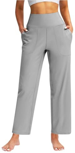 Pantalon Fluide Femme Été Pantalon Cargo Femme Bas Jogging Femme Legging Cycliste Femme Noir Legging Push Up Femme Sport Legging Court Femme Rose Pantalon Fluide Femme Taille Gris 2XL