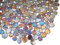 500 g gemischte 3 Größen, zufällige runde Keramik-Mosaikfliesen, kreative Keramik-Mosaikfliesen für Bastelplatten, Blumentöpfe, Vasen, Tassen, handgefertigte Heimdekoration (Regenbogenbraun)