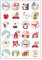 Weihnachts-Adventskalender-Aufkleber, Zahlen-Aufkleber 1–24 mit Weihnachtsthema, Weihnachts-Countdown-Aufkleber, Weihnachtsaufkleber für Weihnachten, Countdown-Kalender, DIY-Geschenke, Basteln,