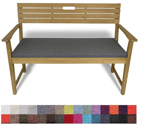 Sichtschutz Benutzerdefinierte Bankauflage,Sitzkissen Bank,Waschbar Abnehmbarem,rutschfeste Bankkissen,für Outdoor,Fensterbank,Gartenbank,Terrasse