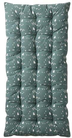 VERTBAUDET Bodenmatratze, 2 Materialien, Hygge, grün, bedruckt, TU