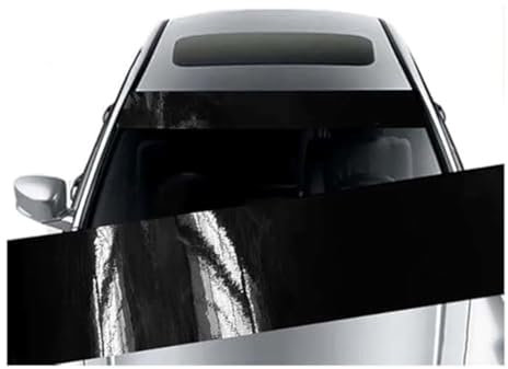 JABBNGD Autovorne Windschutzscheibe Sticker, für VW Polo MK6 AW GTI 2018-2024 Auto Vorne Windschutzscheibe Aufkleber Aufkleber lichtbeständig wasserdich,B