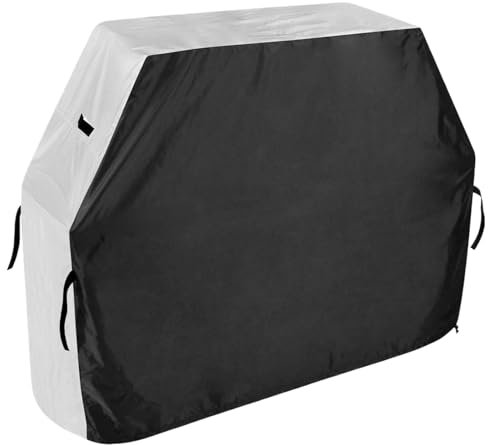 Grill Cover - Tough BBQ Enclosure, All Weather Outdoor Roasting Defense | Waterproof Barbecue Cloak, Sun Resistant Smoker Coat, Fade Proof Cooking for Camping Adventures and Garden Feasts