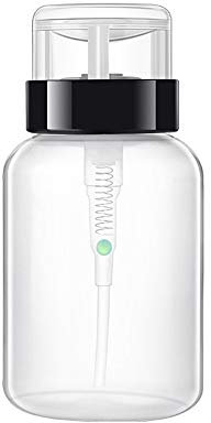 200ml Pumpflasche Schwarz ohne Aufdruck – Pumpspender für Nagellackentferner, Aceton, Make-up-Entferner, Leere Dispenser Reisegröße, auslaufsicher & wiederverwendbar
